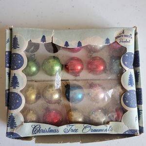 Vintage Multicolored Mini Ornaments